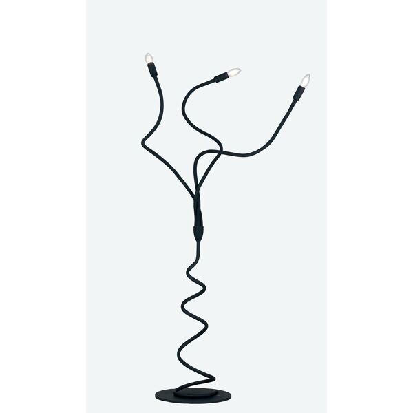 lampadario piantana lover eclettico colore nero 40w mis 120 x 165 cm
