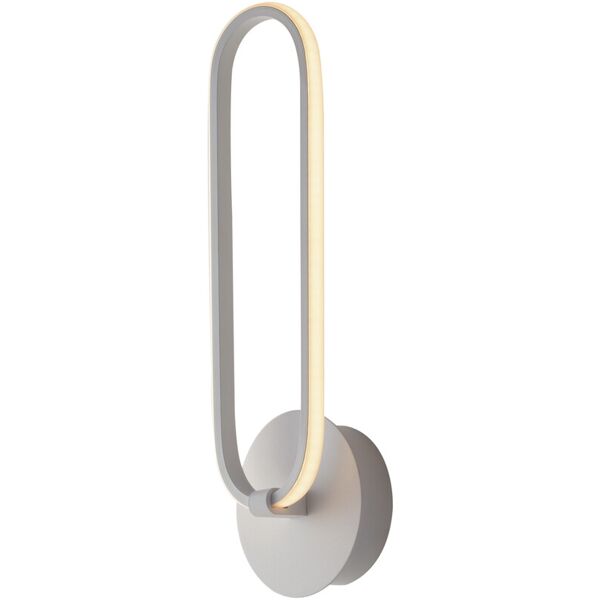 lampadario applique led infinity moderno colore bianco 12,5w dim 14 x 44 x 8 cm