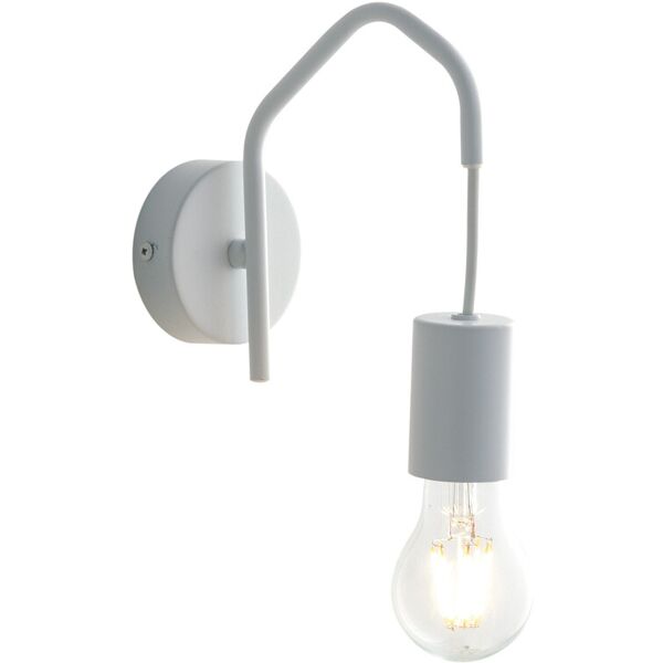 lampadario applique habitat eclettico colore bianco 40w dim 8 x 22 x 18 cm