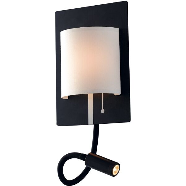 lampadario applique led pop eclettico colore nero bianco 6w mis 16 x 35 x 18 cm