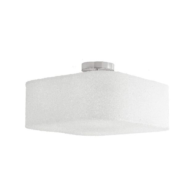 lampadario applique led wharol eclettico colore bianco nero 6w mis 25 x 25 x 8,7 cm