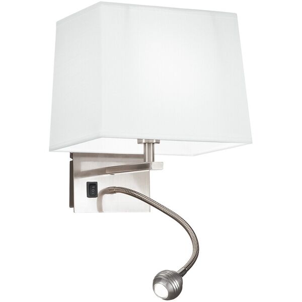 lampadario applique led helly piramidale eclettico colore bianco 40w mis 22 x 24 x 25 cm