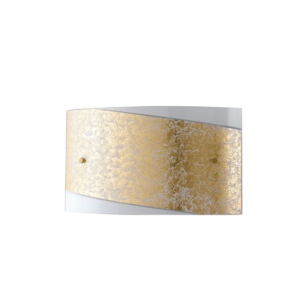lampadario applique paris class colore oro 2 x 60w mis 35 x 20 cm