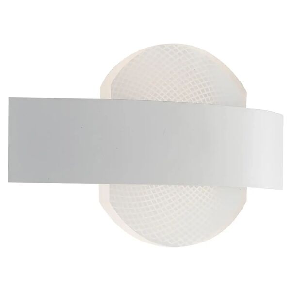 tecnomat applique led eternity 10w 4000k 800 lumen in acrilico colore bianco dimensioni 24x13 cm