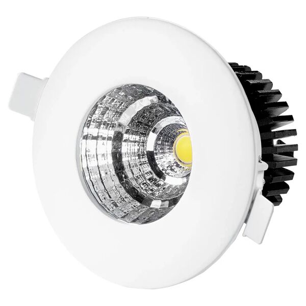 vivida faretto da incasso a led cob tondo fisso bianco 5w 523 lumen 4000k dimensione foro Ø 45 mm