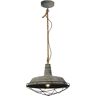 Brilliant Lampadario Industriale Rope grigio in ferro, D. 47 cm,