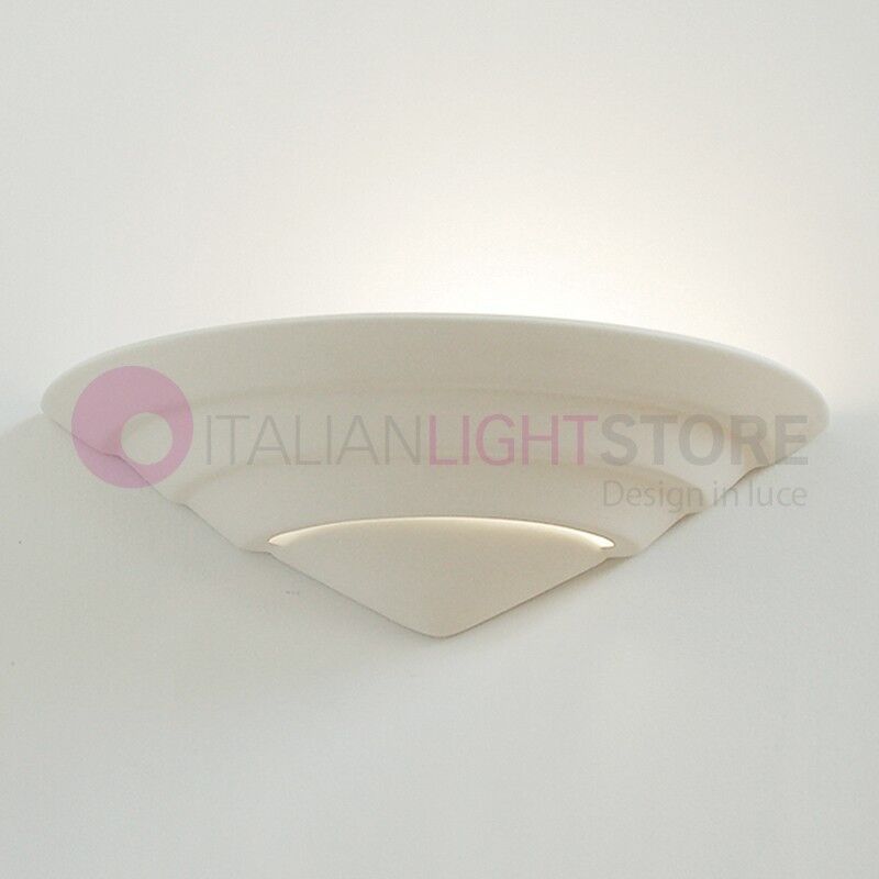 LIBERTI LAMP linea ceramica Marika Applique Design Decorabile Pitturabile Plaster