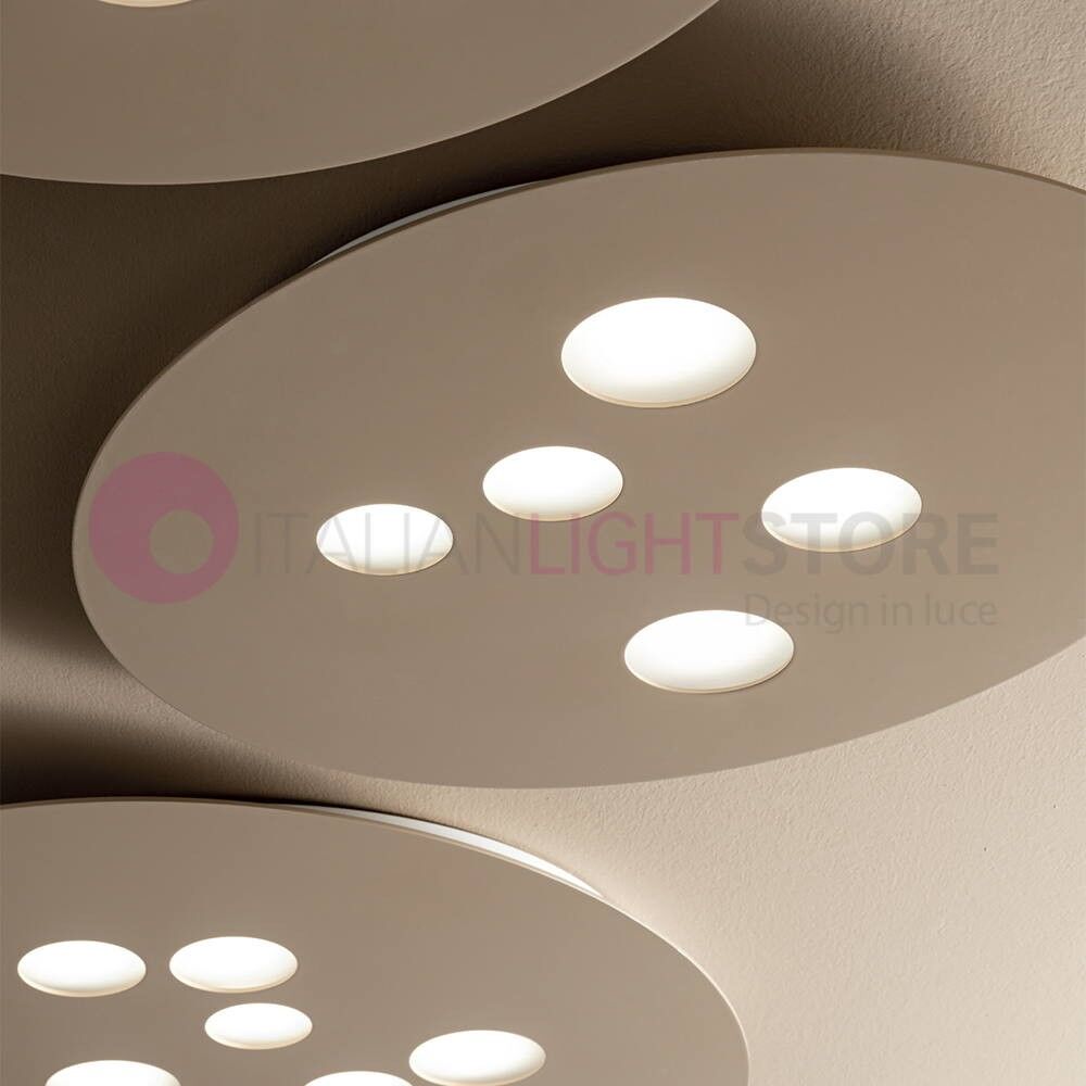 Gea Luce Srl Luna Plafoniera A Soffitto Moderna 50x60 Cm