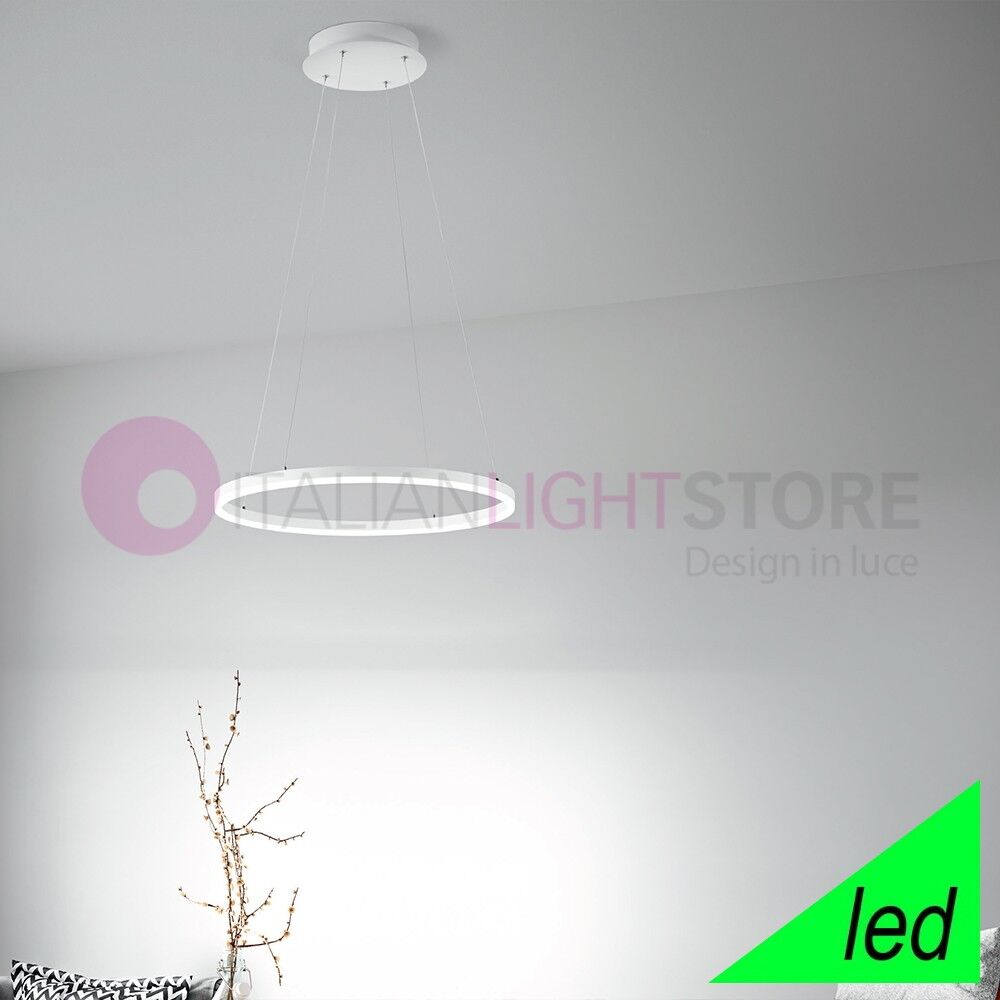 Fabas Luce Giotto Lampada A Sospensione Led Cerchio Luminoso D.60