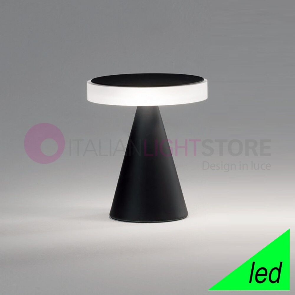 Fabas Luce Neutra Lampada Da Tavolo A Led H.20 Design Moderno Vari Colori