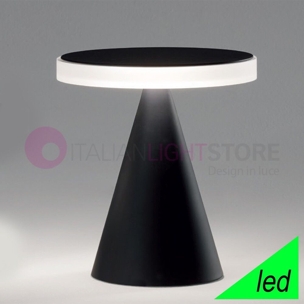 Fabas Luce Neutra Lampada Da Tavolo A Led H.27 Design Moderno Vari Colori