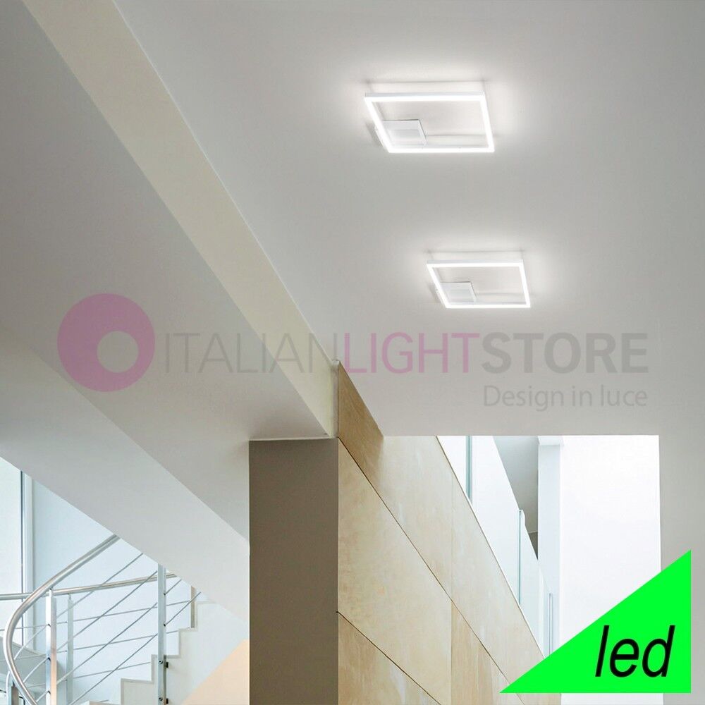 Fabas Luce Bard Plafoniera Led Integrato 22w L. 27 Design Moderno