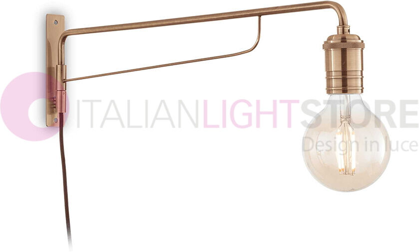 Ideal Lux Triumph  Applique Con Braccio Sporgente Stile Industrial