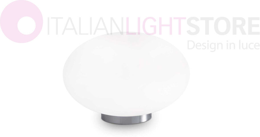 Ideal Lux Candy  Lampada Da Tavolo In Vetro Soffiato Bianco