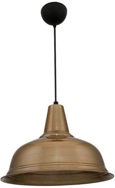 Toscohome Lampada a sospensione 90h con diffusore color bronzo