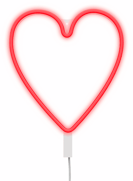 TENX LUCE A LED  GINGA NEON HEART