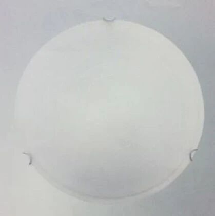 Bonomi Lampadari di Bonomi Massimo & C. S.n.c. Plafoniera alabastro bianca diametro 40 con tre ganci attacco 2 x E27