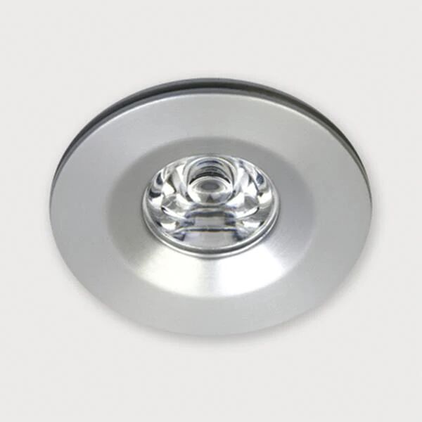 One Light Faretto Led Rotondo Alluminio 1,2w Fascio 15° Diametro 4,2Cm Foro 3,6Cm