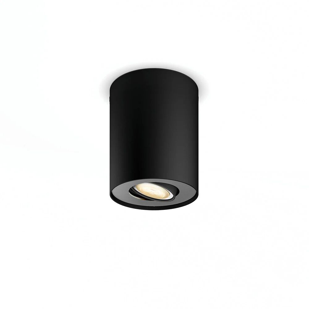 Philips Hue White ambiance Pillar Faretto Smart Nero