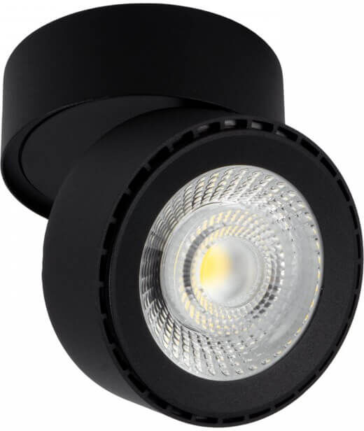 LEDDIRETTO Applique LED 36W da Parete e Soffitto Orientabile Nero 60° CCT 135lm/W