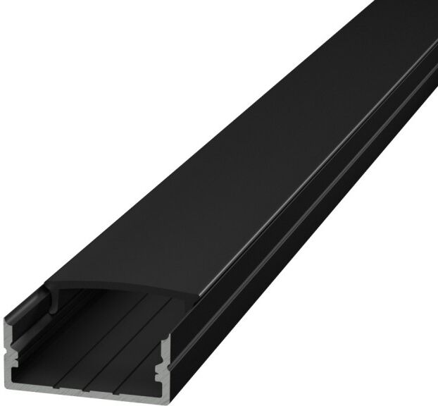 LEDDIRETTO Profilo Slim per Doppia striscia LED 1m e 2m - NERO