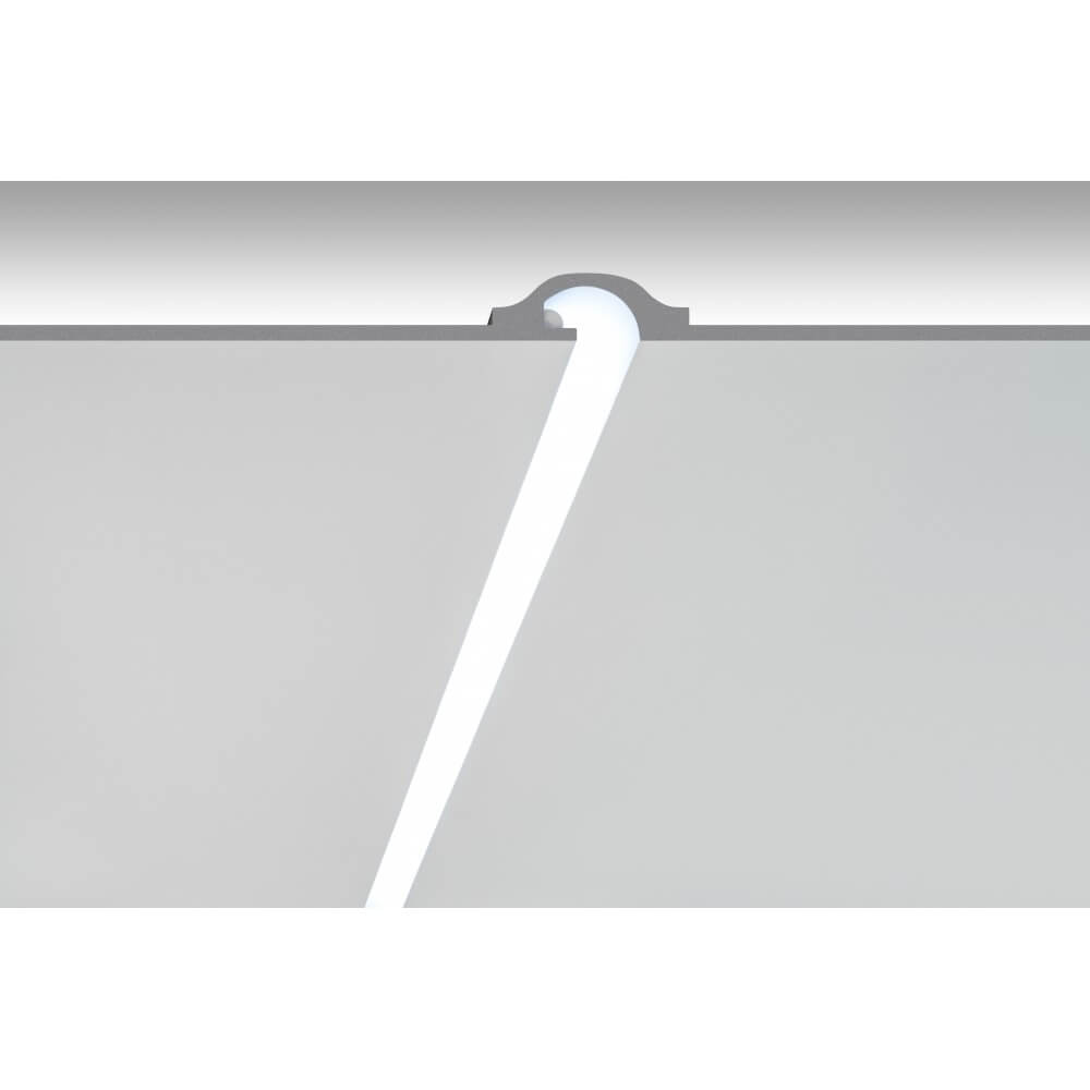 LEDDIRETTO Cornice da Incasso a luce Indiretta per Striscia LED, Pitturabile - 1,15m
