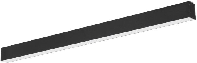 LEDDIRETTO Lampada Lineare LED da Soffitto 42W 120cm Nera, PHILIPS driver CCT