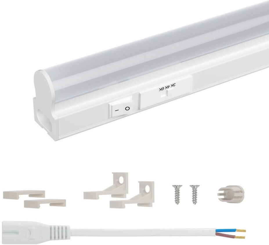 LEDDIRETTO Tubo LED Integrato T5 9W, 60cm, CCT Bianco Variabile, Angolo 160°