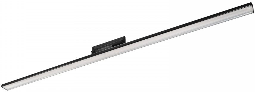 LEDDIRETTO Lampada LED Lineare 42W per binario Trifase 120cm, simm. 2x45° Nera, PHILIPS certadrive CCT