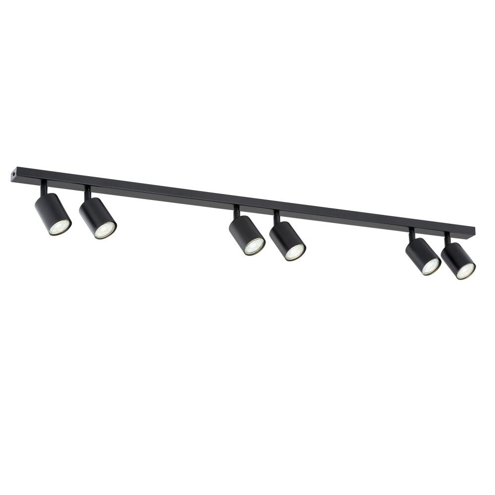 EMIBIG lighting Lampadario da Soffitto FLASH 6 Black GU10