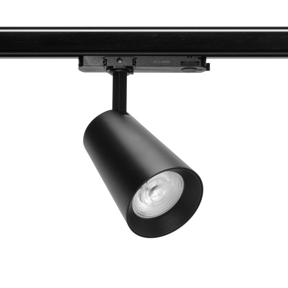 LEDDIRETTO Faro LED 40W Trifase Nero CRI92 CCT Bianco Variabile 38° Bridgelux LED