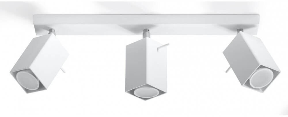 SOLLUX Plafoniera Orientabile MERIDA 3 White da soffitto e parete