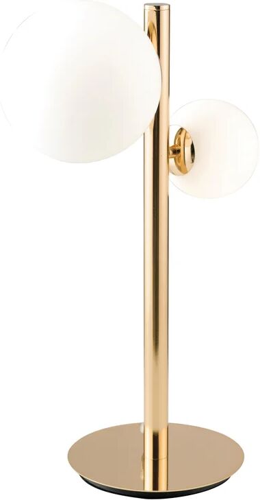 luce ambiente design lampada da tavolo neoclassico hera oro, in vetro,