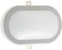 Plafoniera Extra Led 10w Ip54 Ovale Bianco