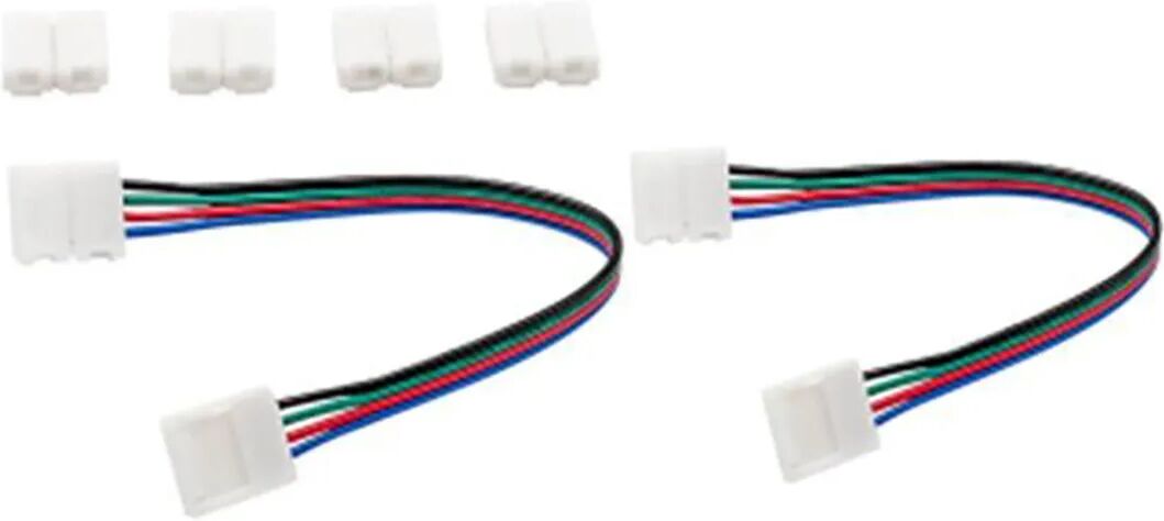 Kit Connessione Per Strip Led Rgb 10 Mm Ip20