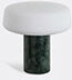 Case Furniture 'solid Table Light', Serpentine Marble, Small, Uk Plug