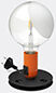 Flos 'lampadina' Table Lamp, Orange, Eu Plug