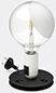 Flos 'lampadina' Table Lamp, White, Eu Plug