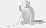 Seletti 'monkey' Lamp Sitting, Eu Plug