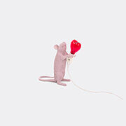 Seletti 'mouse Valentine's Day' Lamp, Uk And Usb Plug