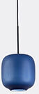 Cappellini 'arya' Hanging Lamp, Small, Blue, Uk Plug