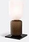 Cassina 'ficupala' Table Lamp, Black And Pink, Uk Plug