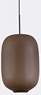 Cappellini 'arya' Hanging Lamp, Large, Brown, Us Plug