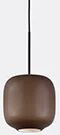 Cappellini 'arya' Hanging Lamp, Small, Brown, Uk Plug