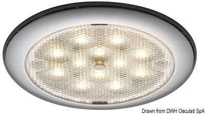 Osculati Plafoniera LED senza incasso day/night Procion Faretto LED day/night bianco e blu