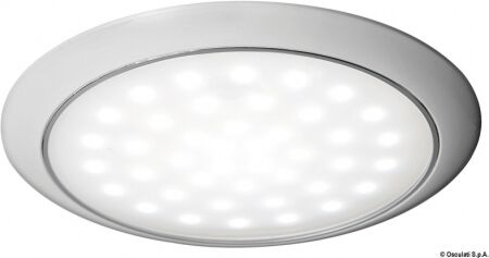 Osculati Plafoniera LED a sporgenza ridotta Luce LED ultrapiatta 12/24 V 3 W