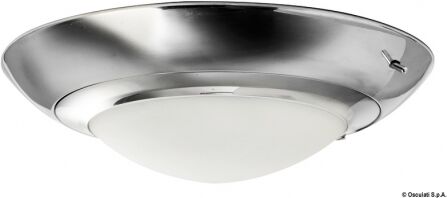 Osculati Faretti e plafoniere in metallo Plafoniera inox 5" 12 V 20 W