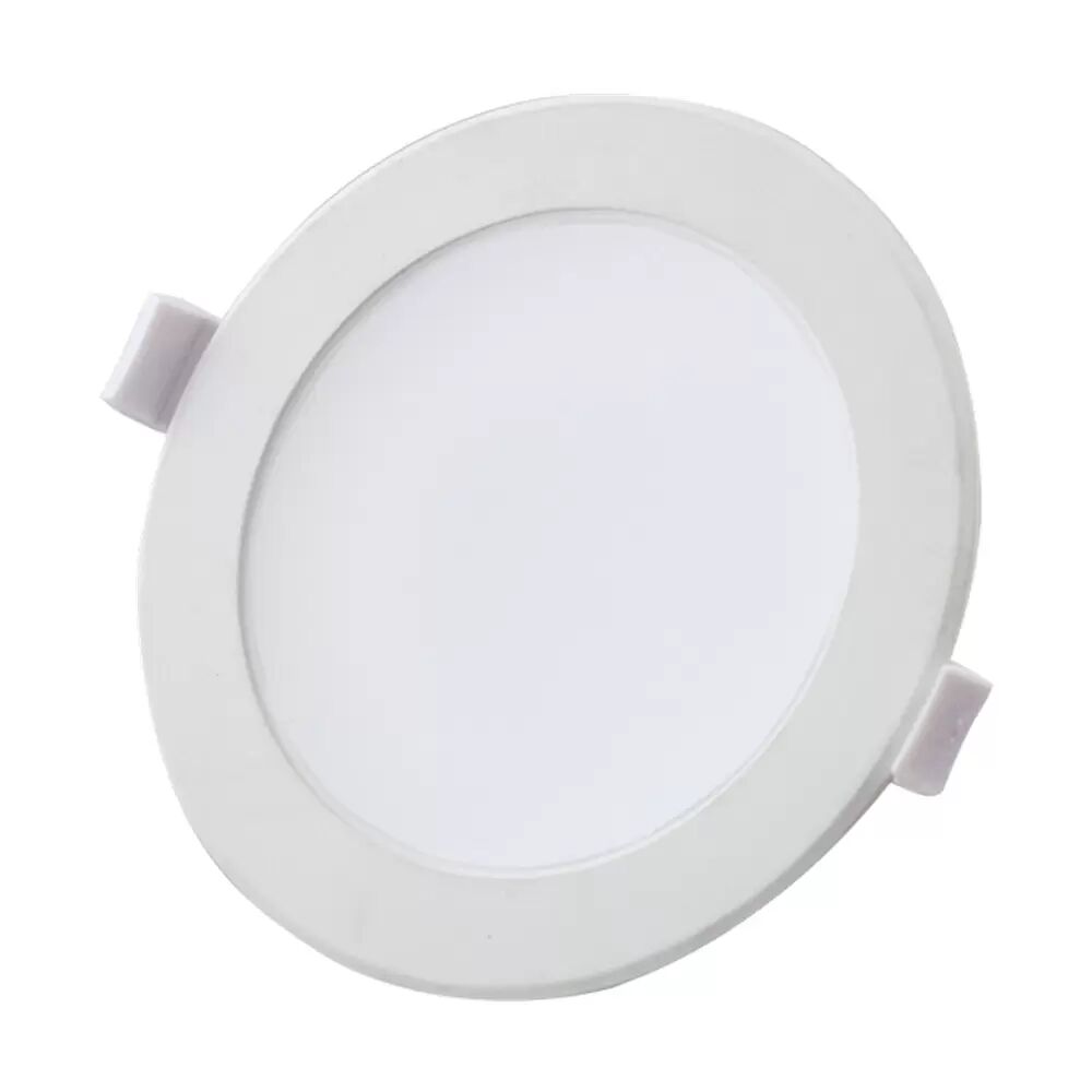 Faretto Led da incasso 10W Rotondo Cornice bianca Apertura 90 gradi Bianco neutro 4000K Aigostar