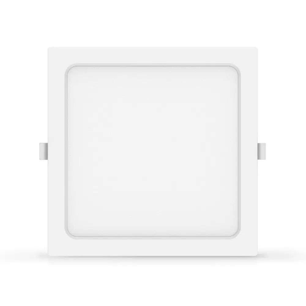 Faretto Led slim da incasso 20W Quadrato Cornice bianca Apertura 100 gradi Bianco neutro 4500K Aigostar