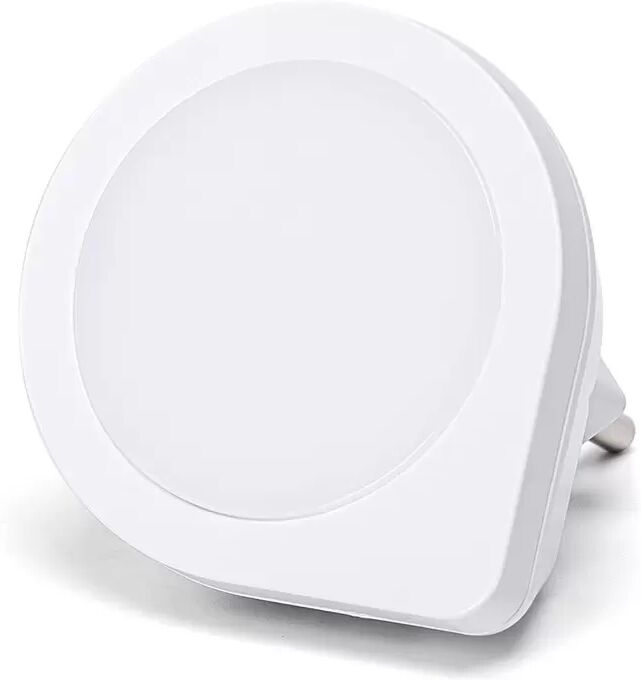 Lampada da notte a Led Goccia da presa 0,2W Bianco caldo 3000K con sensore Aigostar